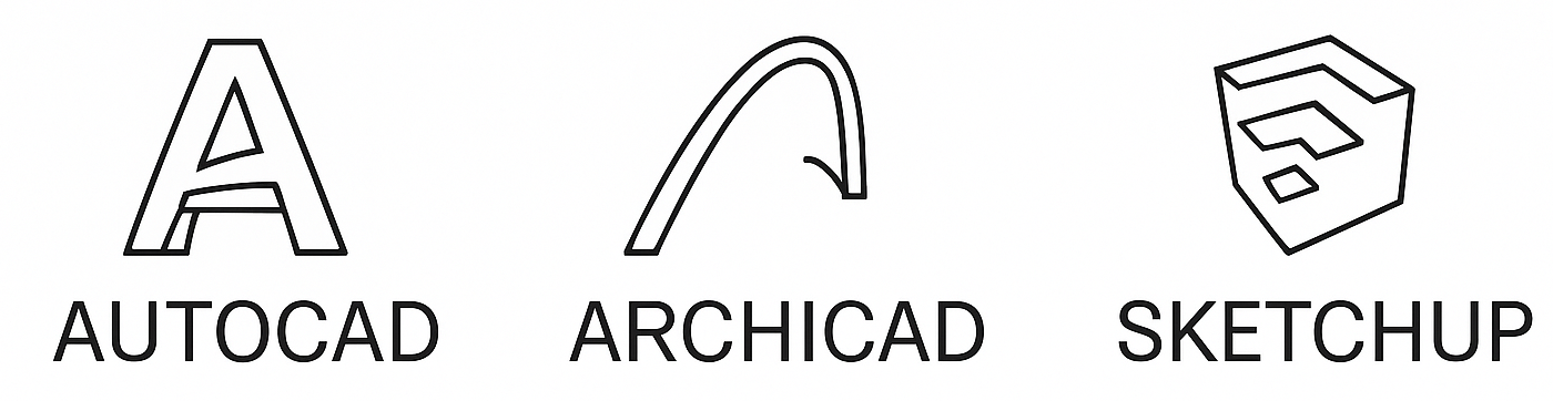 Supported software: AutoCAD, ArchiCAD, SketchUp